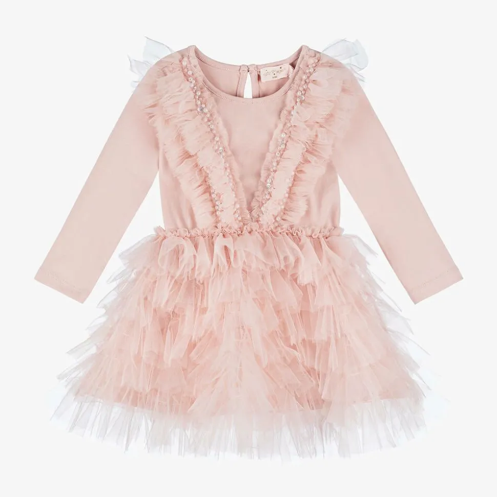 Baby Girls Pink Jersey & Tulle Tutu Dress