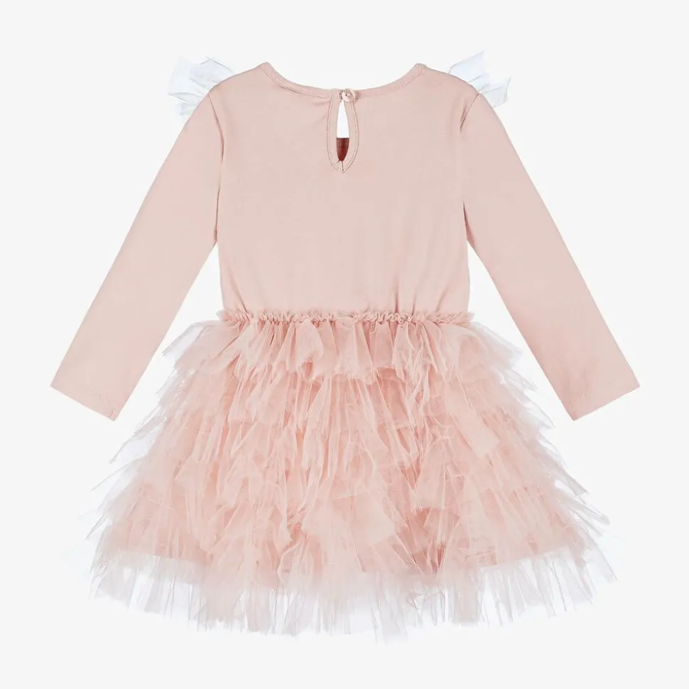 Baby Girls Pink Jersey & Tulle Tutu Dress