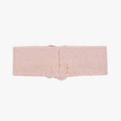 Baby Girls Pink Knitted Flower Headband