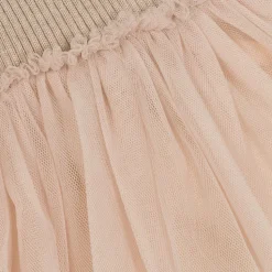Baby Girls Pink Knitted Tulle Dress