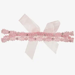 Baby Girls Pink Lace Headband