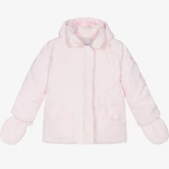 Baby Girls Pink Padded Jacket