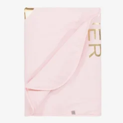 Baby Girls Pink Pima Cotton Blanket (88cm)
