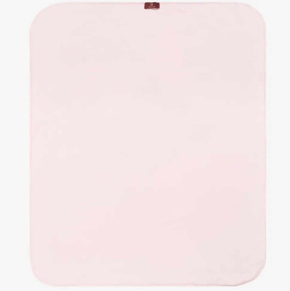 Baby Girls Pink Pima Cotton Blanket (88cm)