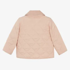 Baby Girls Pink Quilted Jacket