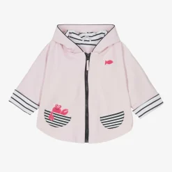 Baby Girls Pink Rain Cape