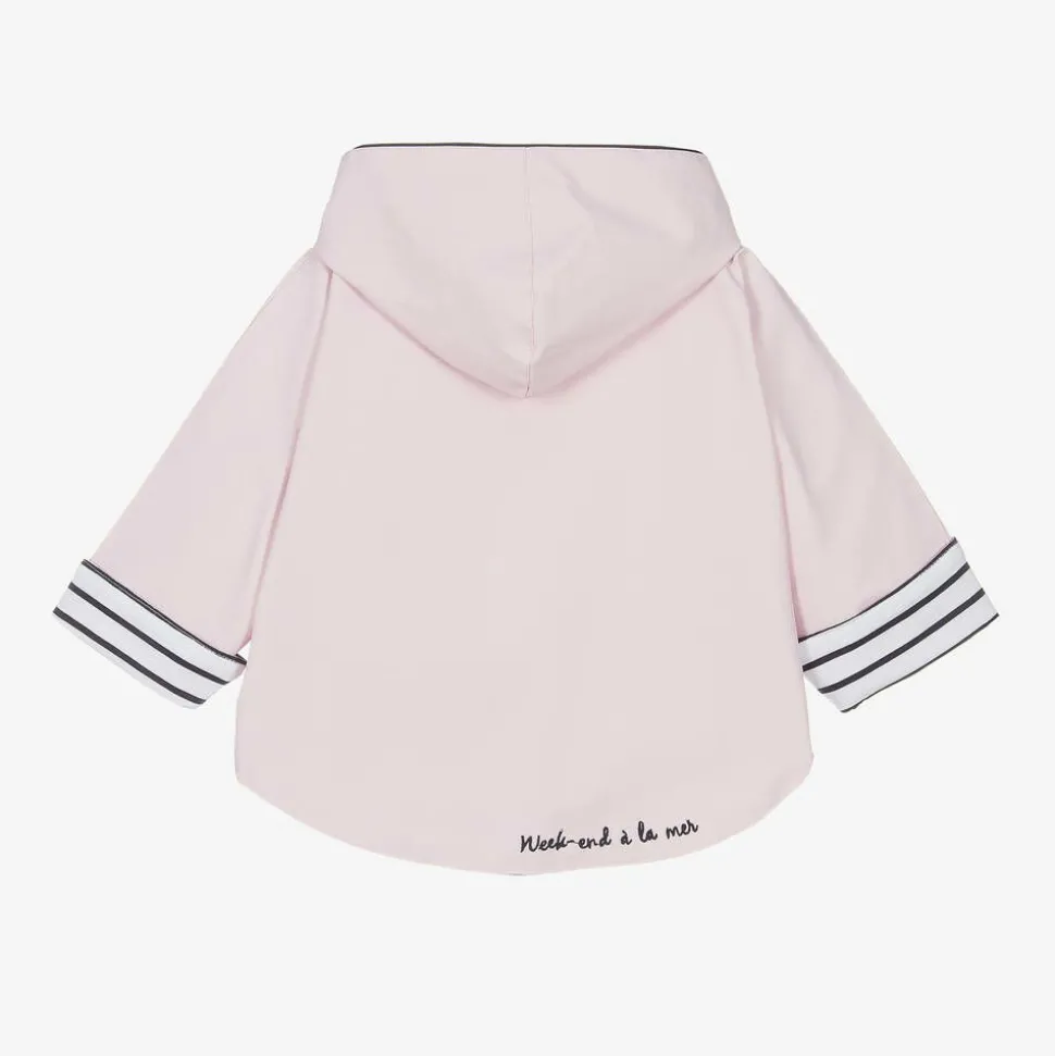 Baby Girls Pink Rain Cape