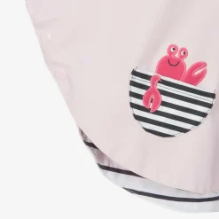 Baby Girls Pink Rain Cape