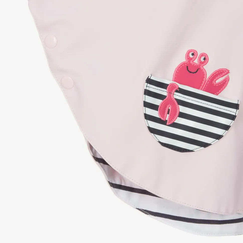 Baby Girls Pink Rain Cape