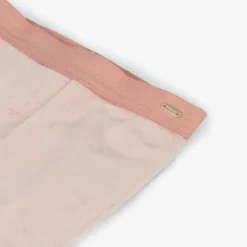 Baby Girls Pink Velour Leggings