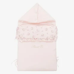 Baby Girls Pink Velour Nest (87cm)