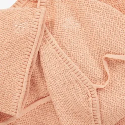 Baby Girls Pink Waffle Knit Babysuit Gift Set