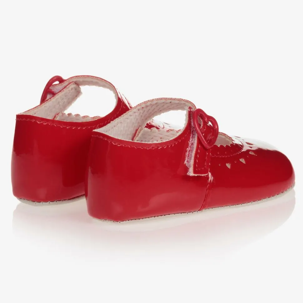 Baby Girls Red Patent Pre-Walker Shoes