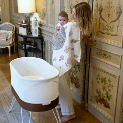 Baby Girls White Balloons Swaddle (97cm)