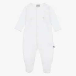 Baby Girls White Cotton & Pink Wool Gift Set