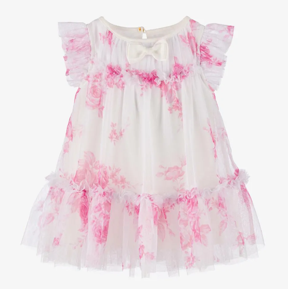 Baby Girls White Floral Dress
