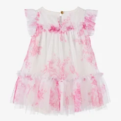 Baby Girls White Floral Dress