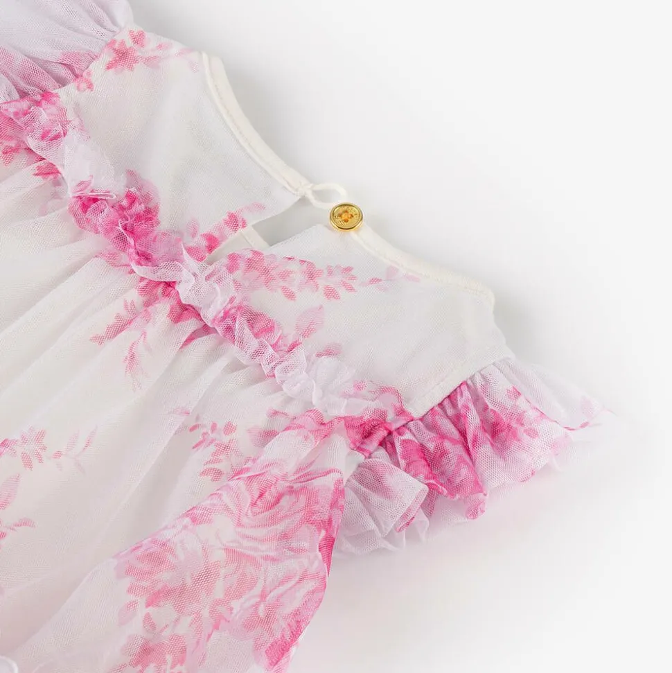 Baby Girls White Floral Dress