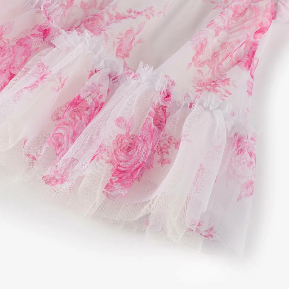 Baby Girls White Floral Dress