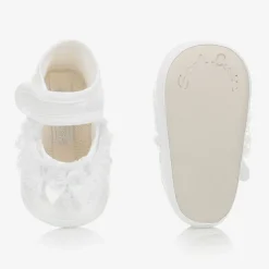 Baby Girls White Lace Shoes