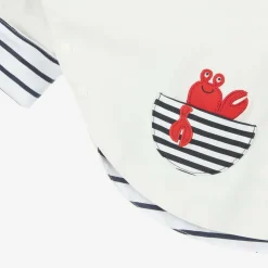 Baby White Hooded Rain Cape