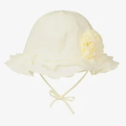 Baby Yellow Polycotton Sun Hat