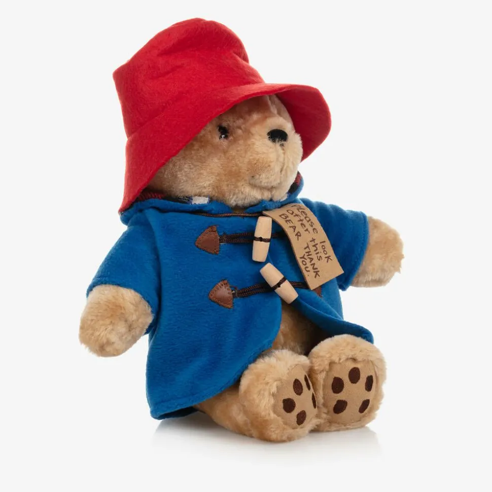 Beige & Blue Paddington Bear Soft Toy (28cm)