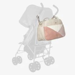 Beige & Pink Changing Bag (46cm)