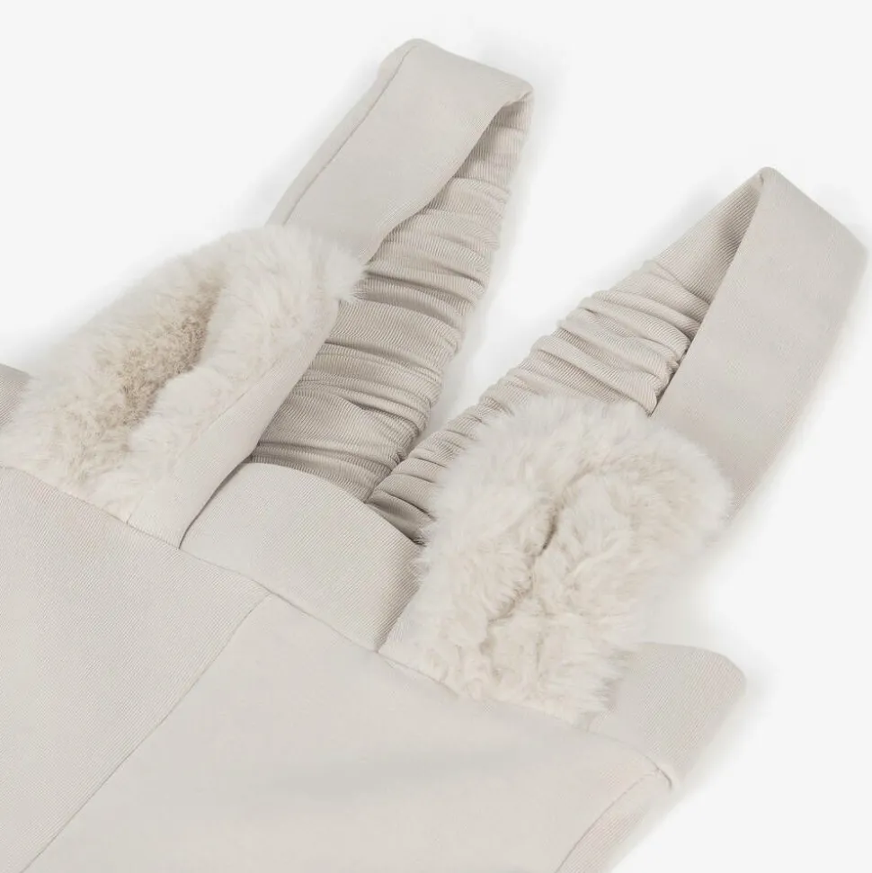 Beige Bunny Baby Leggings