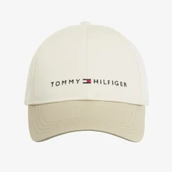 Beige Cotton Cap