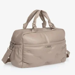 Beige Faux Leather Changing Bag (46cm)