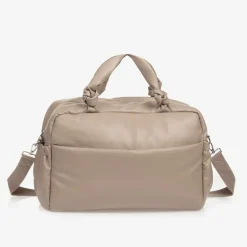Beige Faux Leather Changing Bag (46cm)