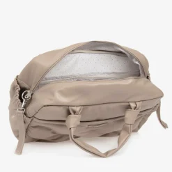 Beige Faux Leather Changing Bag (46cm)