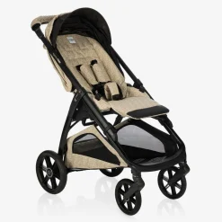 Beige FF Logo Stroller