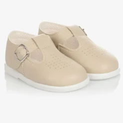 Beige First Walker Shoes