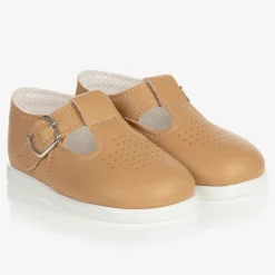 Beige First Walker Shoes