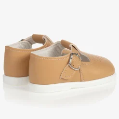 Beige First Walker Shoes