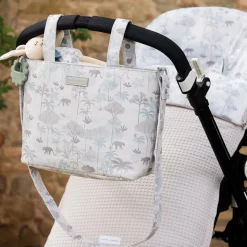 Beige Jungle Print Changing Bag (37cm)