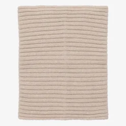 Beige Merino Wool Knitted Snood