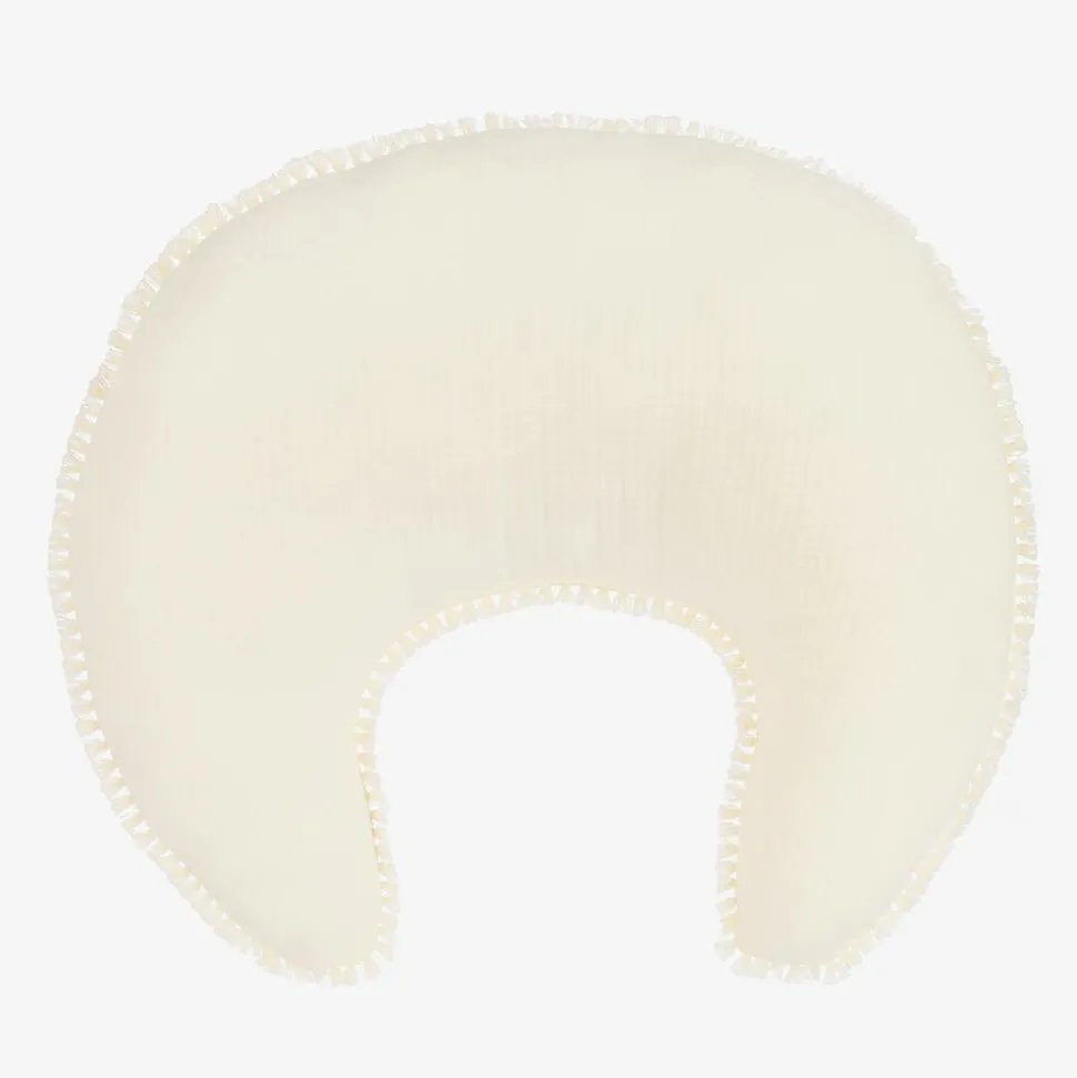 Beige Organic Cotton Nursing Pillow (52cm)