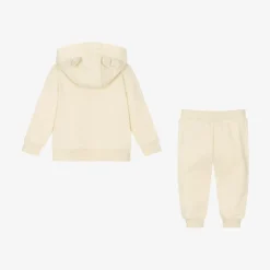 Beige Organic Cotton Tracksuit