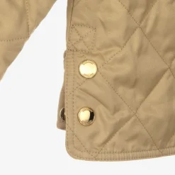 Beige Quilted Jacket