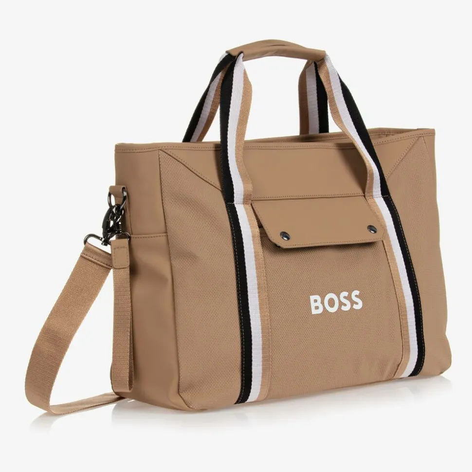 Beige Stripe Changing Bag (43cm)
