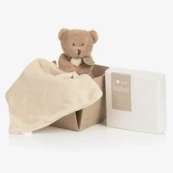 Beige Velour Teddy Doudou (22cm)