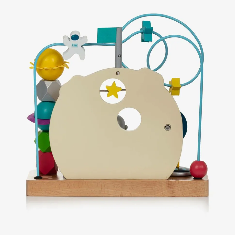 Beige Wooden Space Counting Set (27cm)