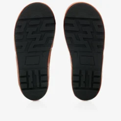 Black & Orange Fox Rain Boots