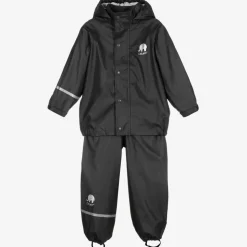 Black 2 Piece Rainsuit