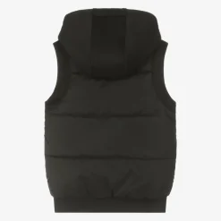 Black & White Reversible Hooded Gilet