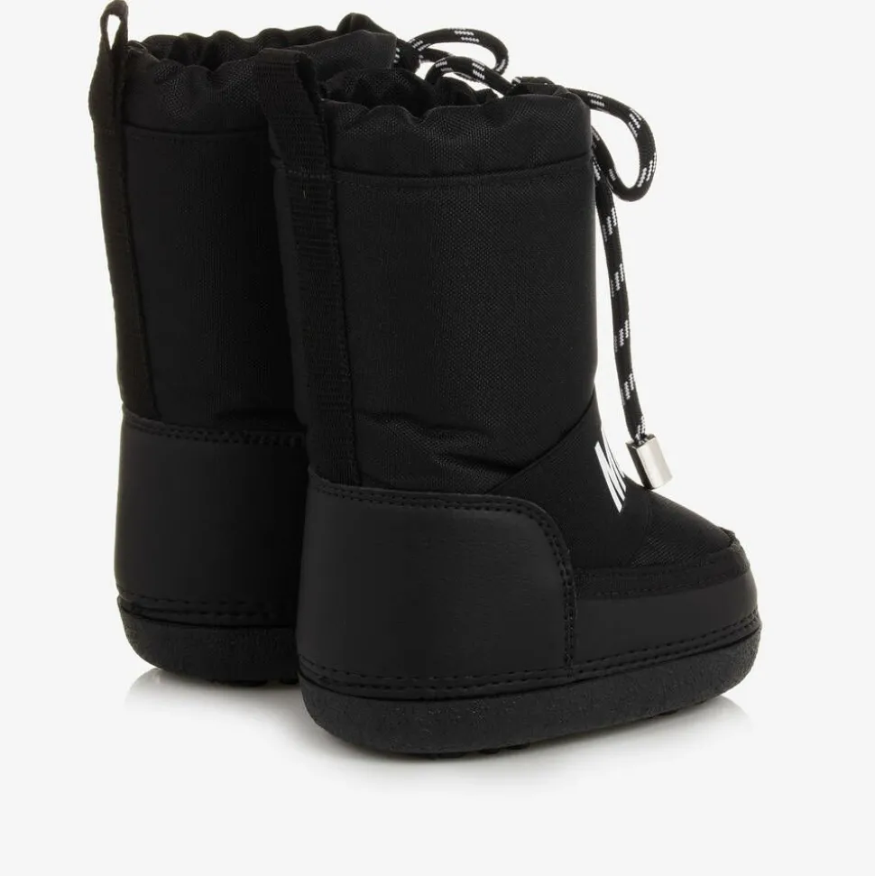 Black & White Snow Boots