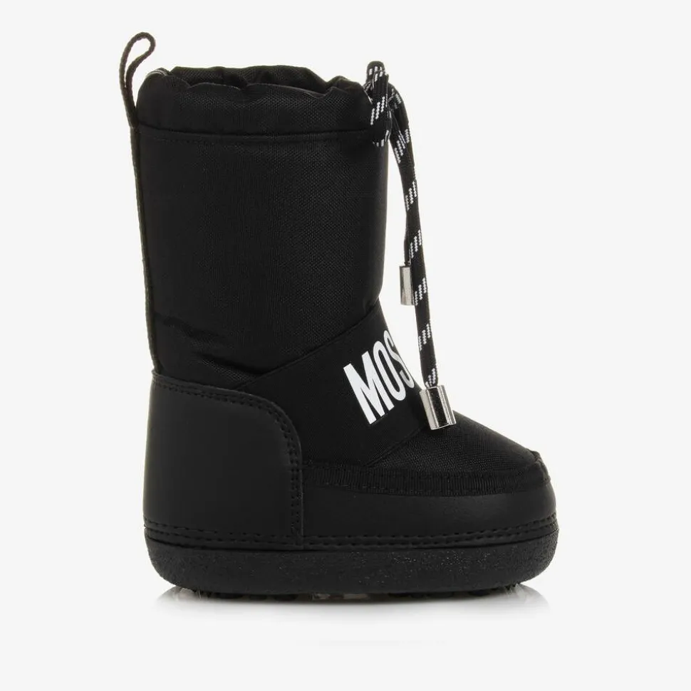 Black & White Snow Boots